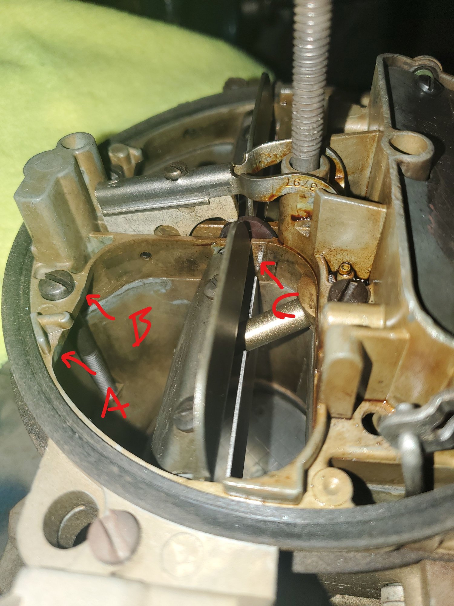 1st time quadrajet carb questions CorvetteForum Chevrolet Corvette