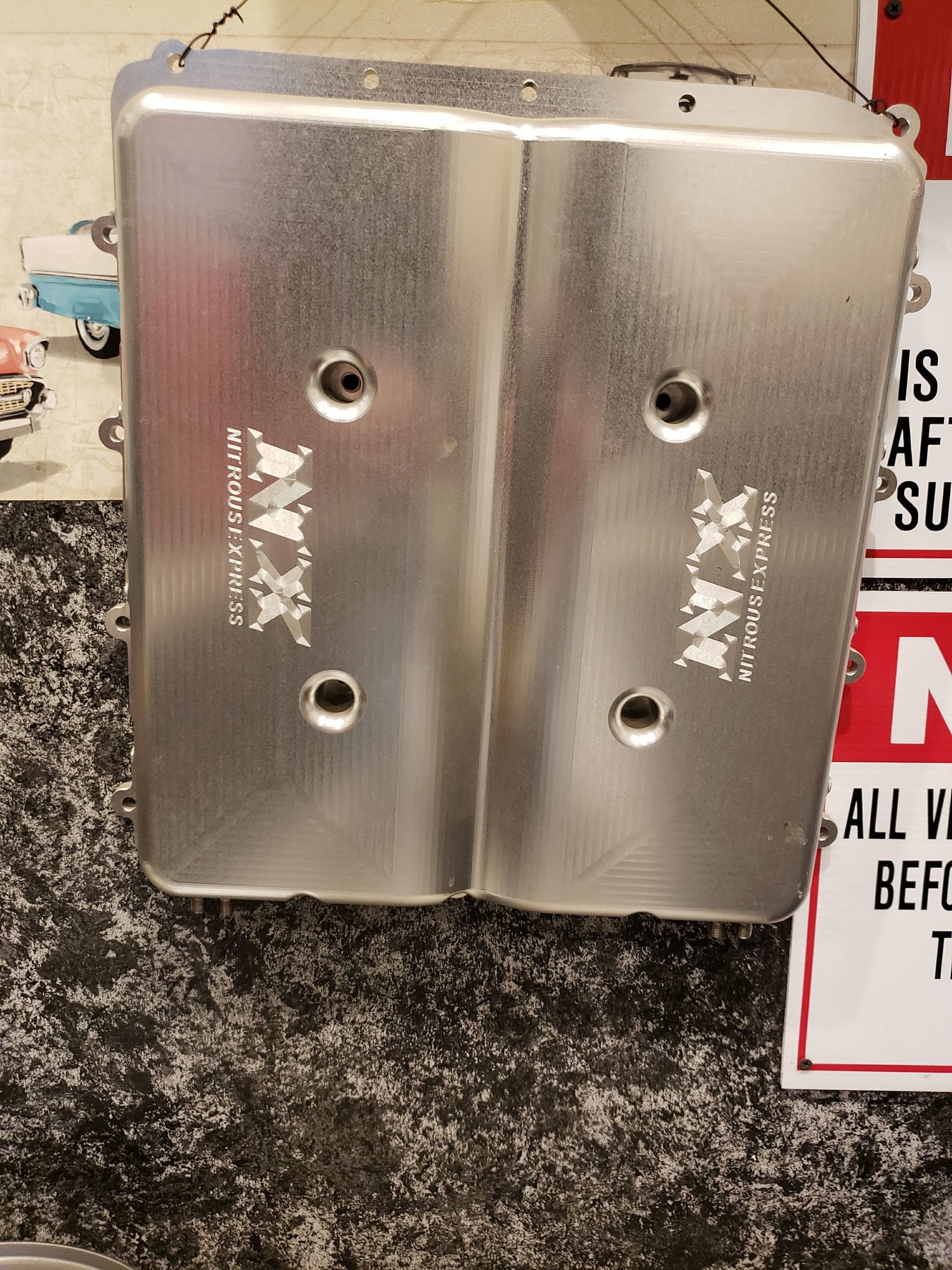 Nitrous Express billet Supercharger lid for LT4 nx939sil