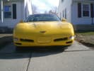 yellow corvette