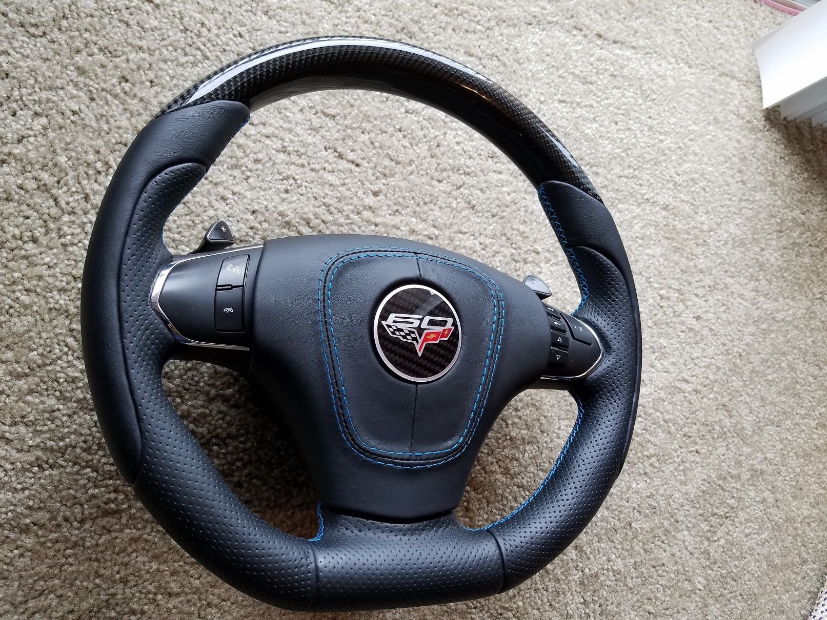 Fs For Sale C6 Carbon Fiberleather Steering Wheel Corvetteforum