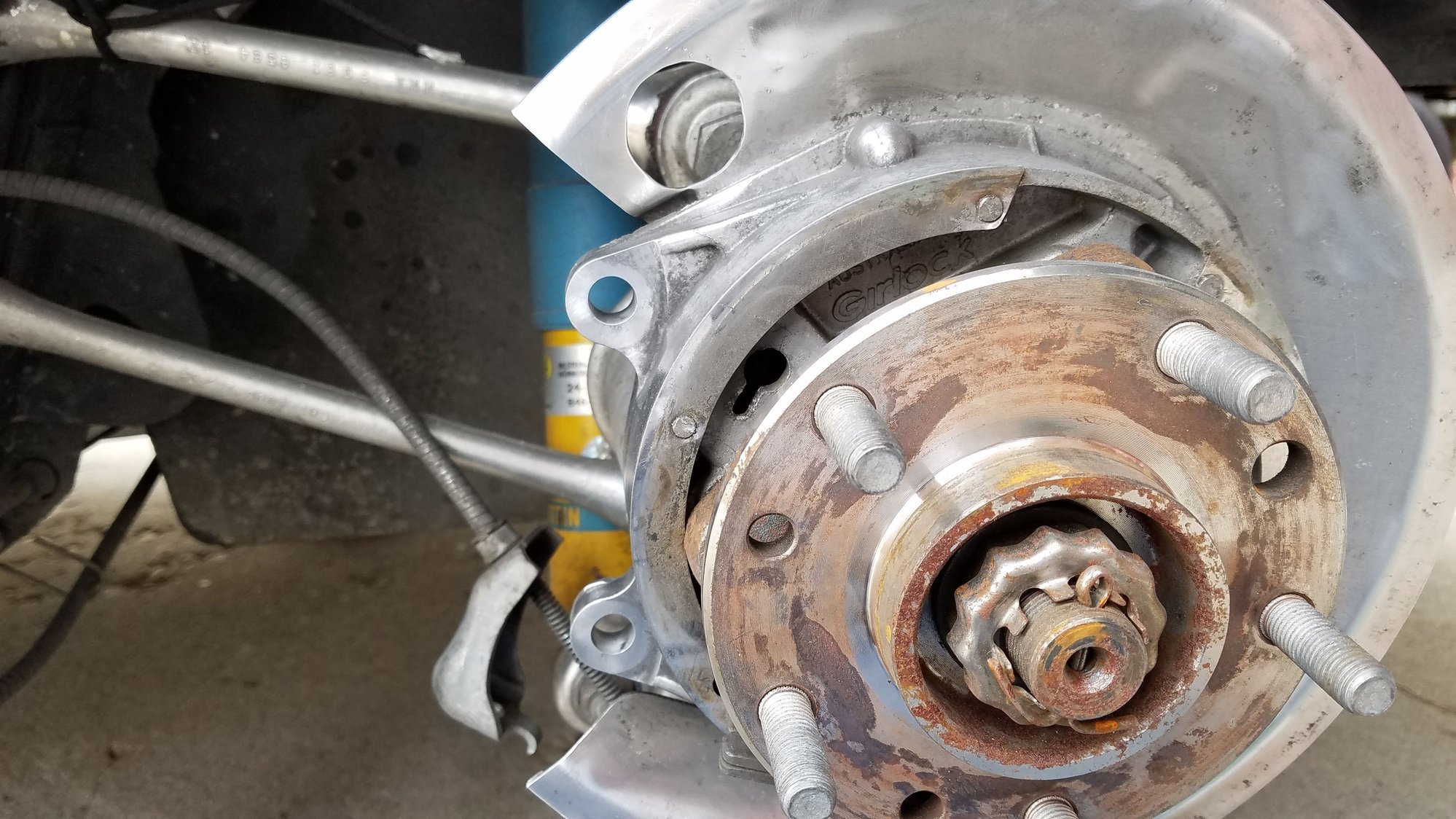 C6 Z51 Rear brakes with working OEM parking brake CorvetteForum