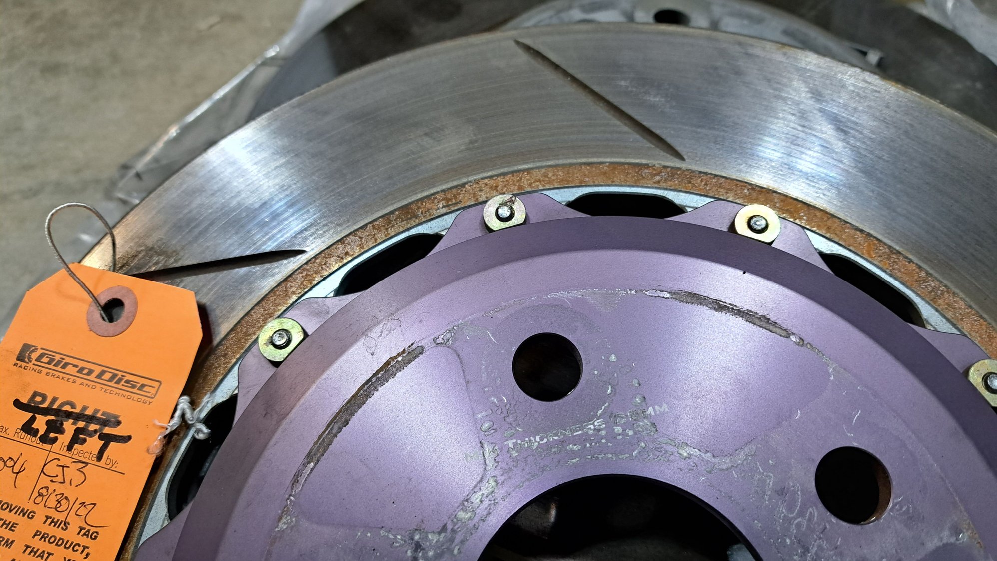 FS (For Sale) Front and rear girodisc rotors with full thickness ...