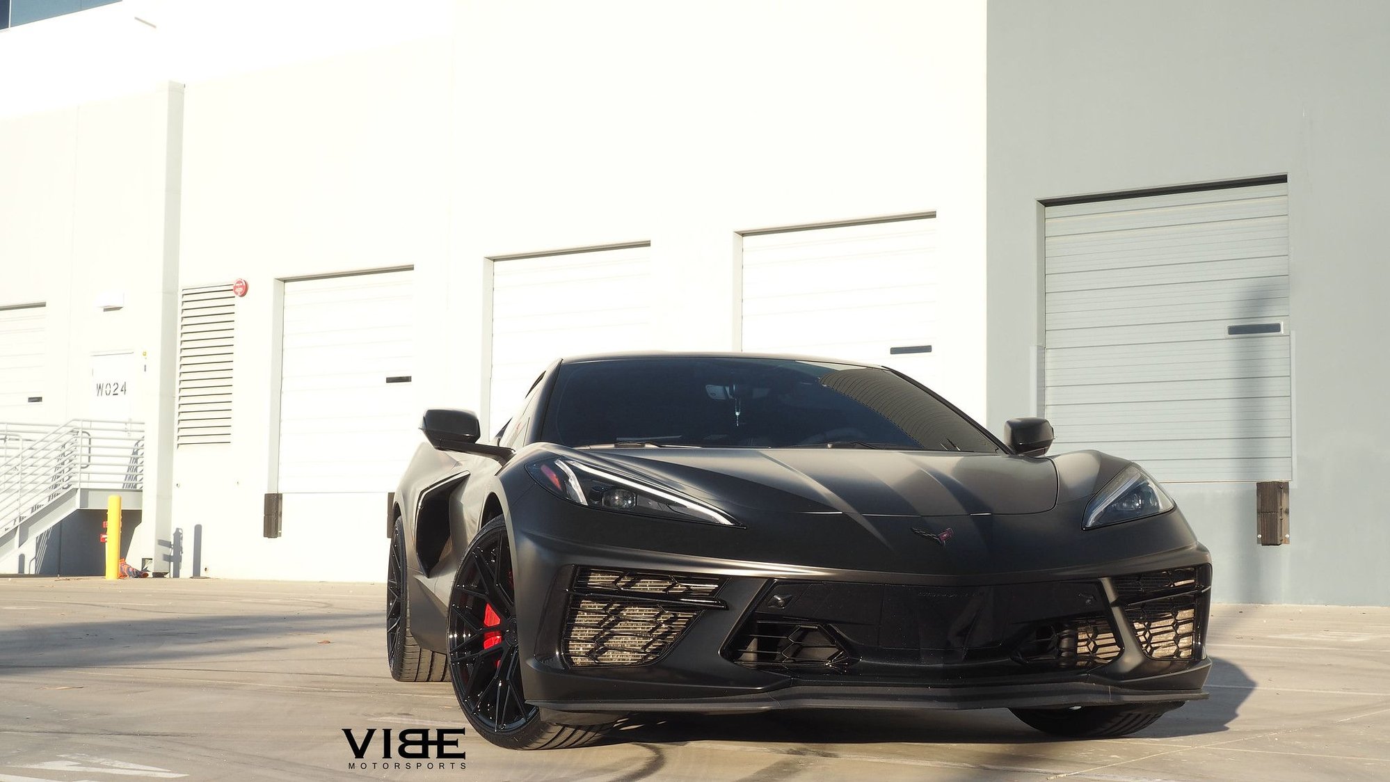 Satin Black C8 on M520R Wheels