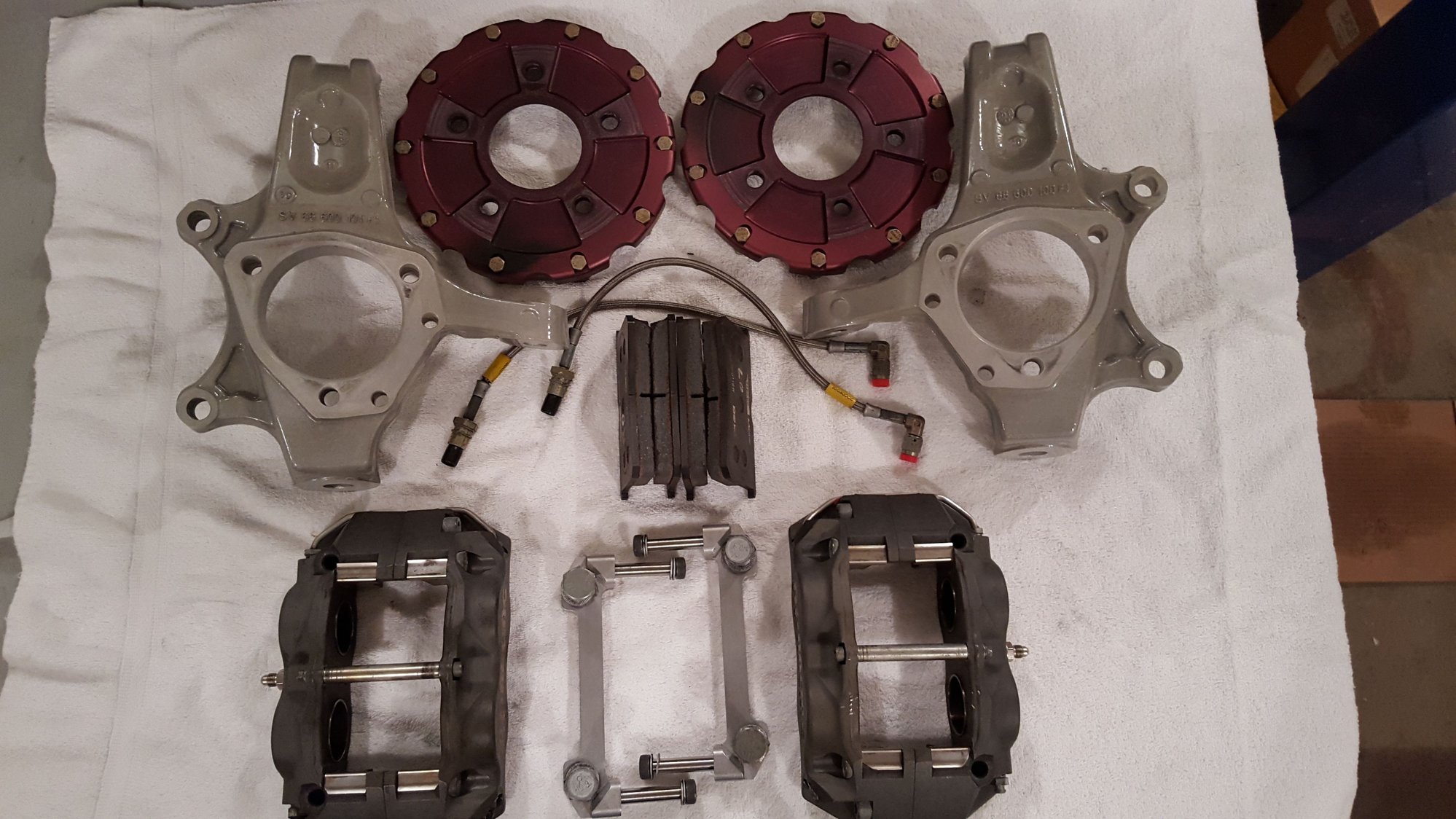 FS (For Sale) AP Racing 8350 Front Brake Kit with Spindles, Hats ...