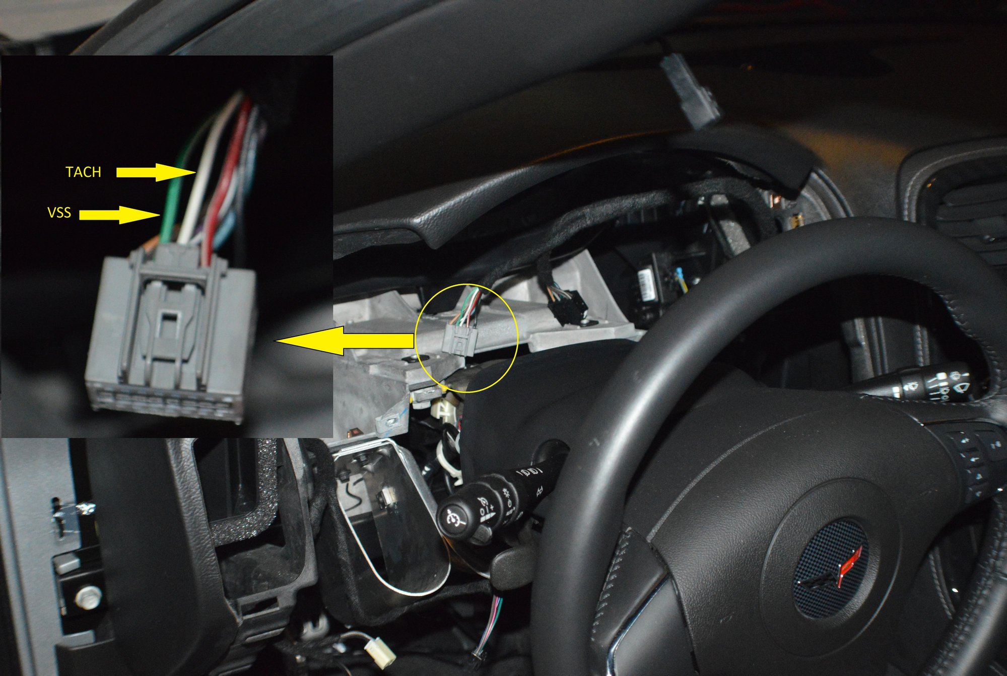 Tach and VSS wire CorvetteForum Chevrolet Corvette Forum Discussion