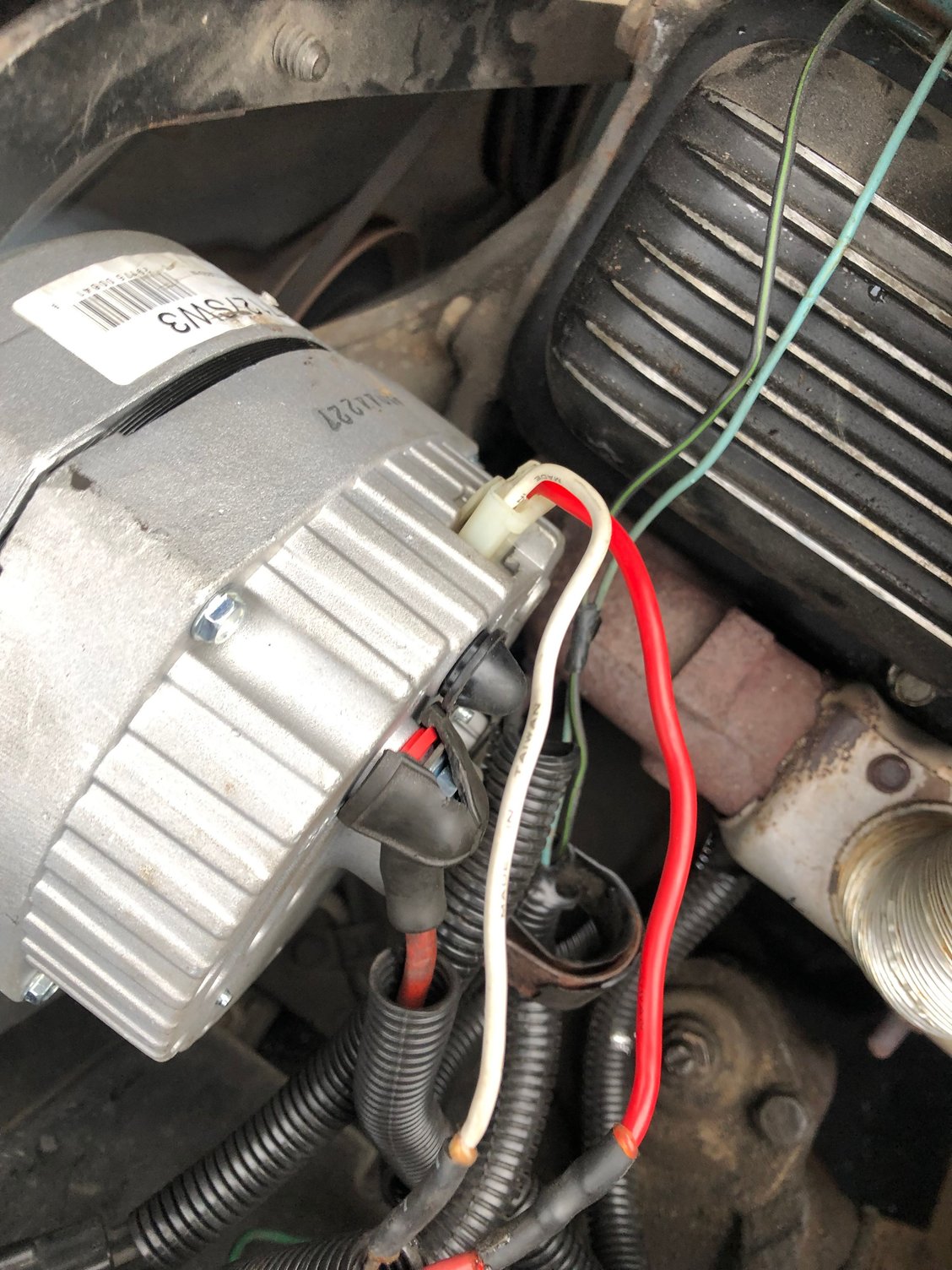 My alternator is draining my battery on my 1980 L82 c3 CorvetteForum