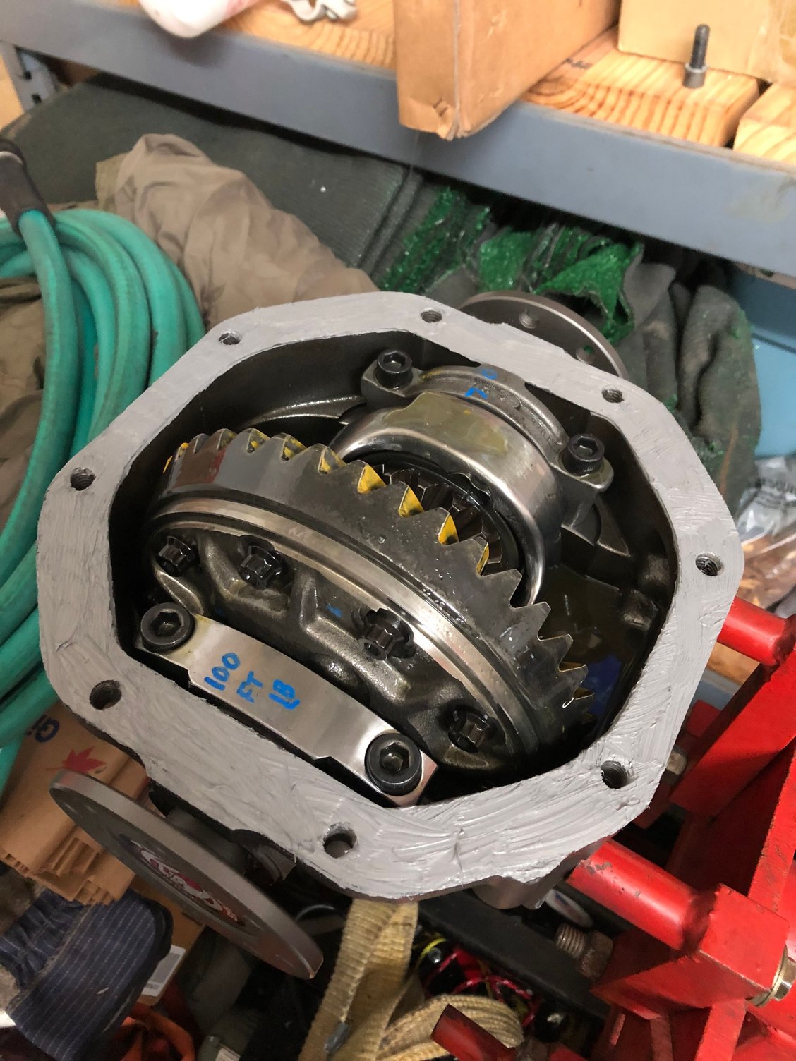 C2 Fixing leaking diff cover gasket without pulling the diff