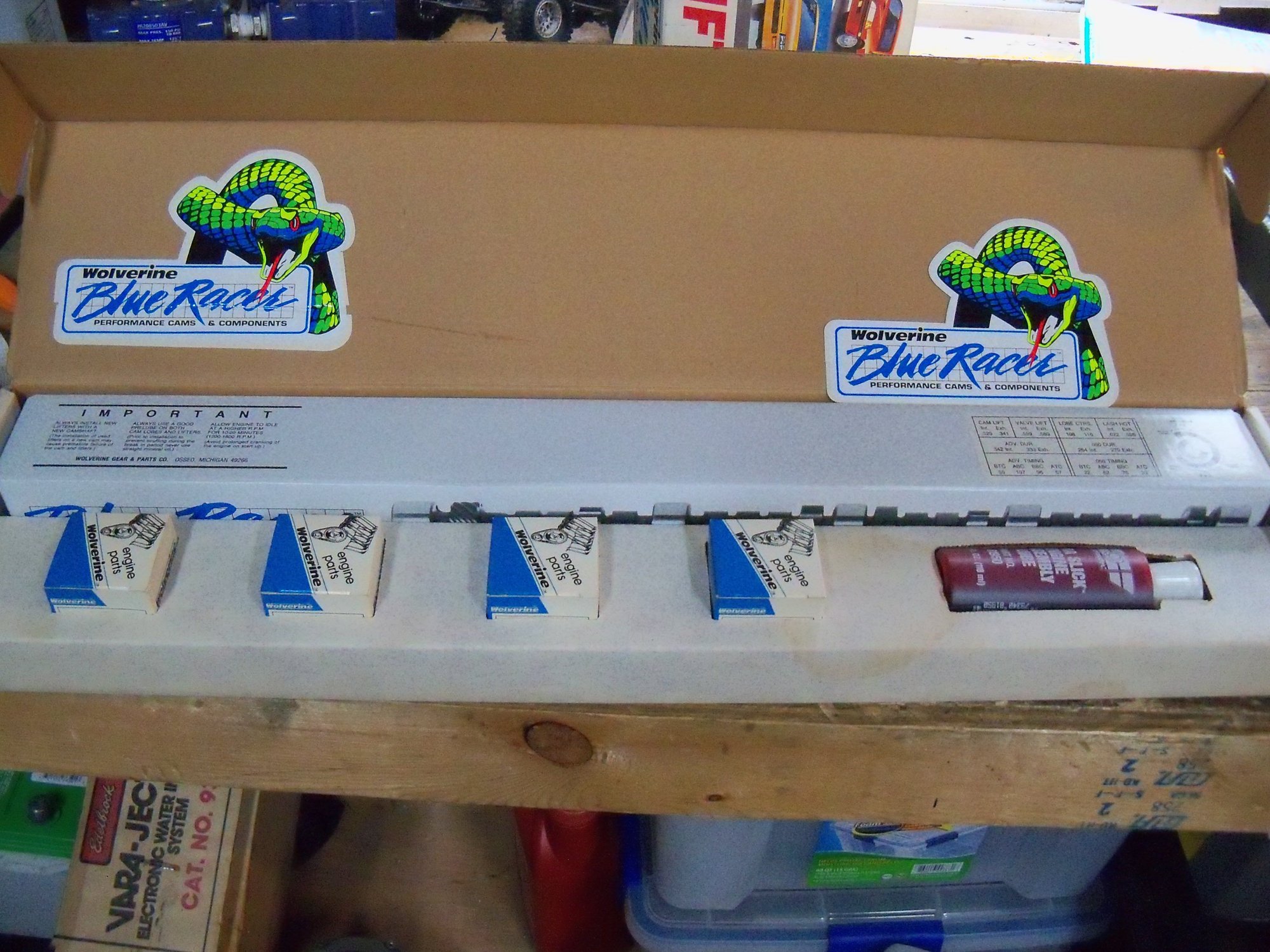 I have a wolverine blue racer cam does anyone have a old catalog for