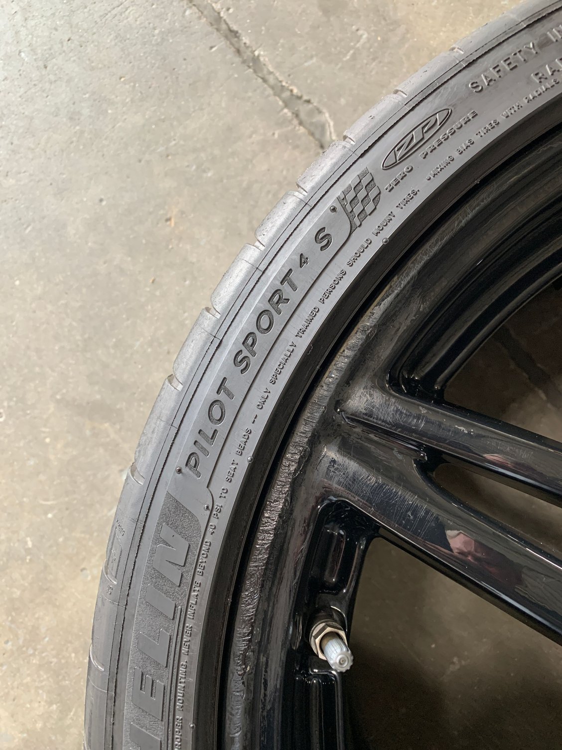 FS (For Sale) (4) OEM split spoke wheels with (4) Michelin Sport 4S ...