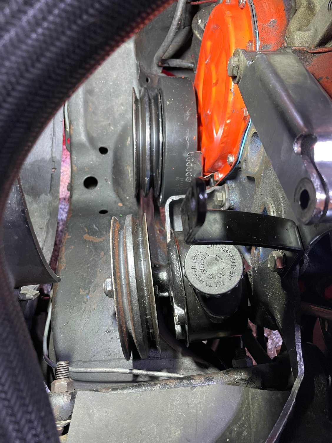 68 BB Power Steering pulley alignment CorvetteForum Chevrolet
