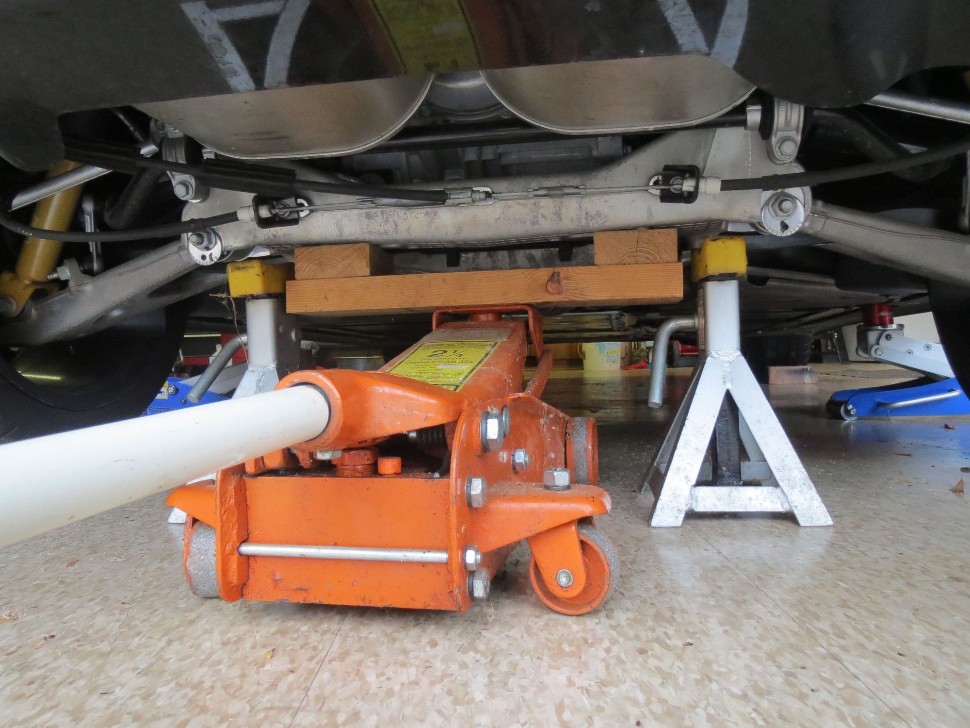Pictures of rear jack stand placement? CorvetteForum Chevrolet