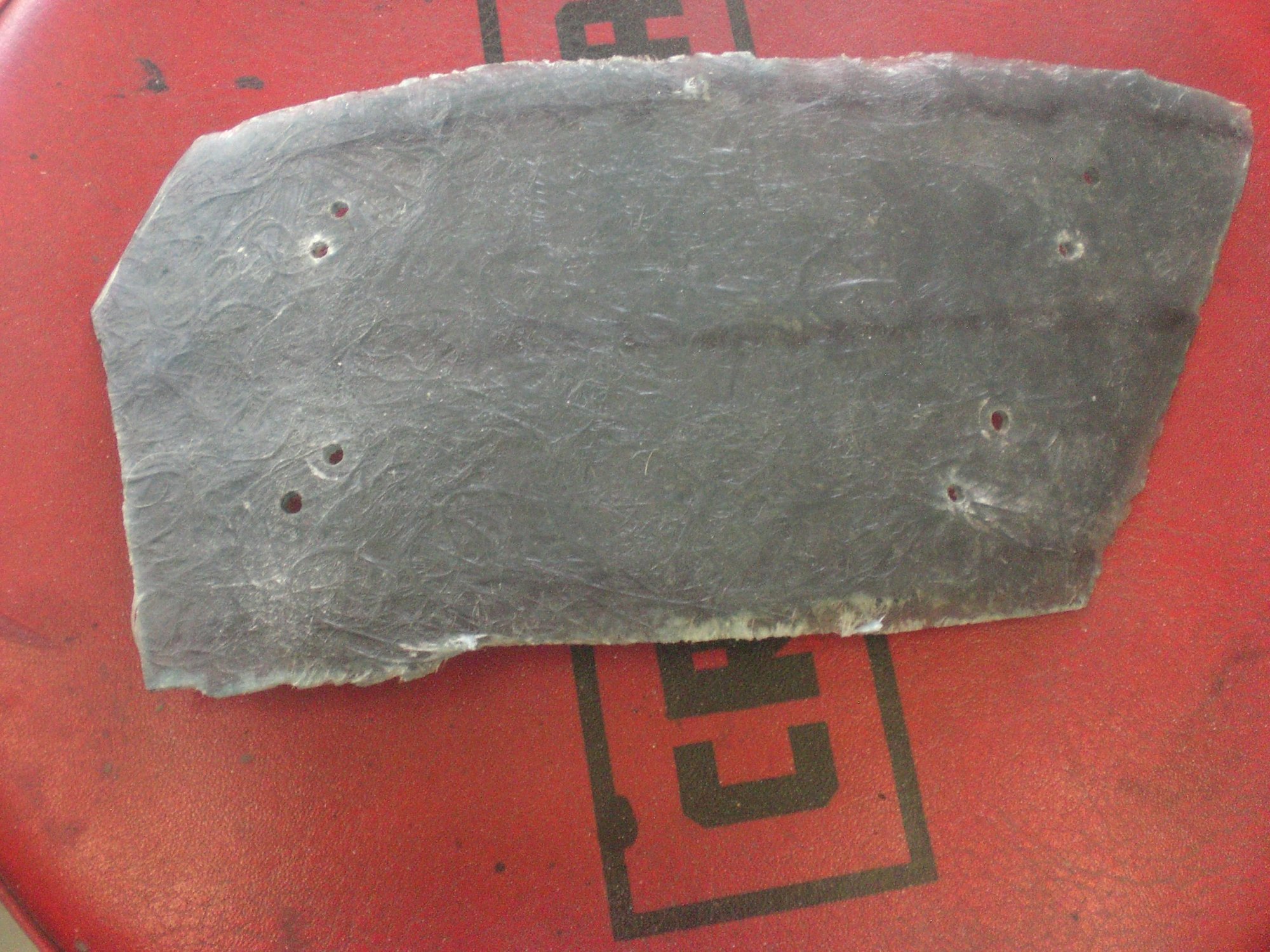 This resulted in two sets of holes in the bonding strip, but they didnt impact the strips integrity and wont be seen.