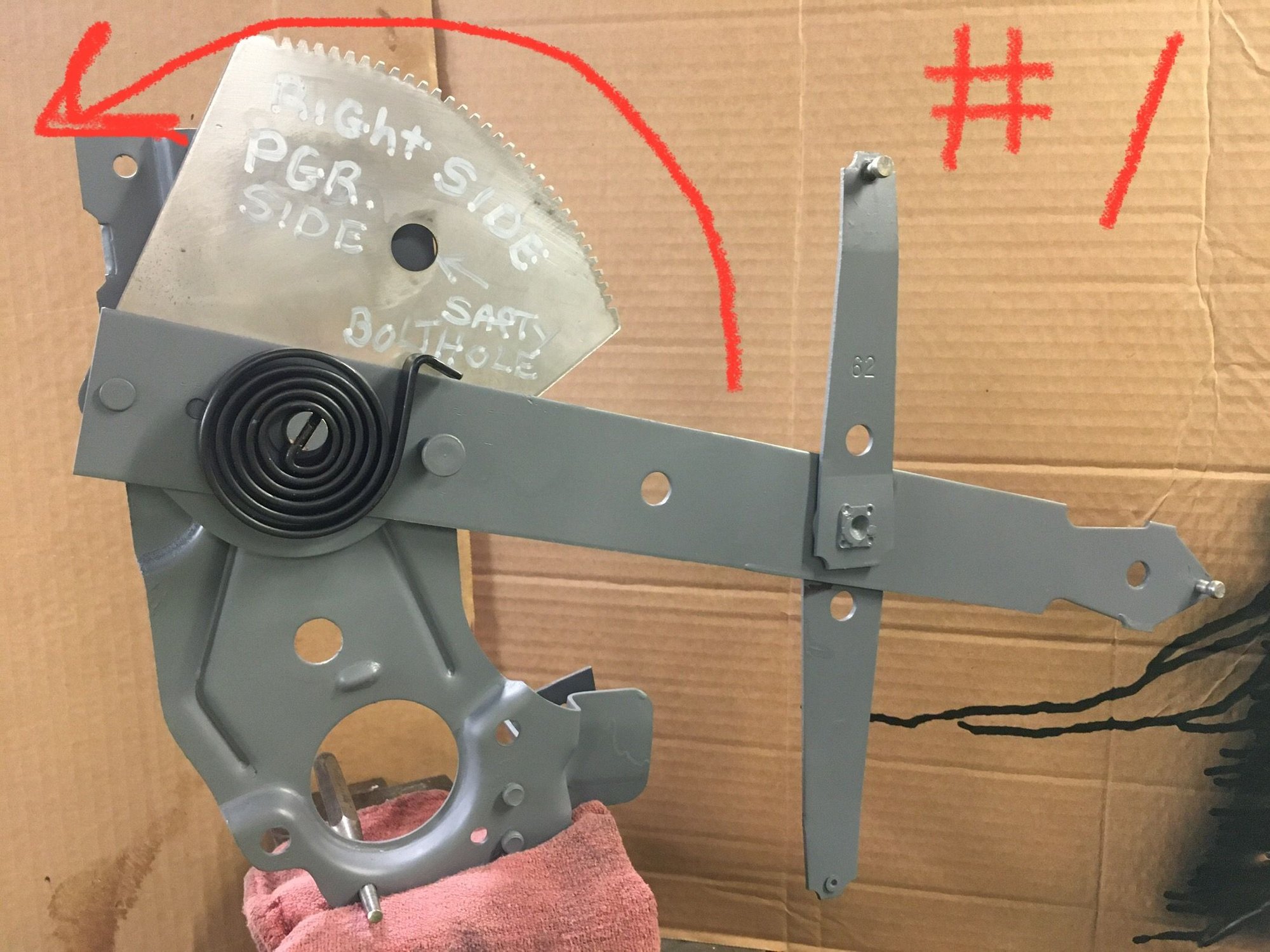 C3 window regulator spring tension rebuild CorvetteForum Chevrolet