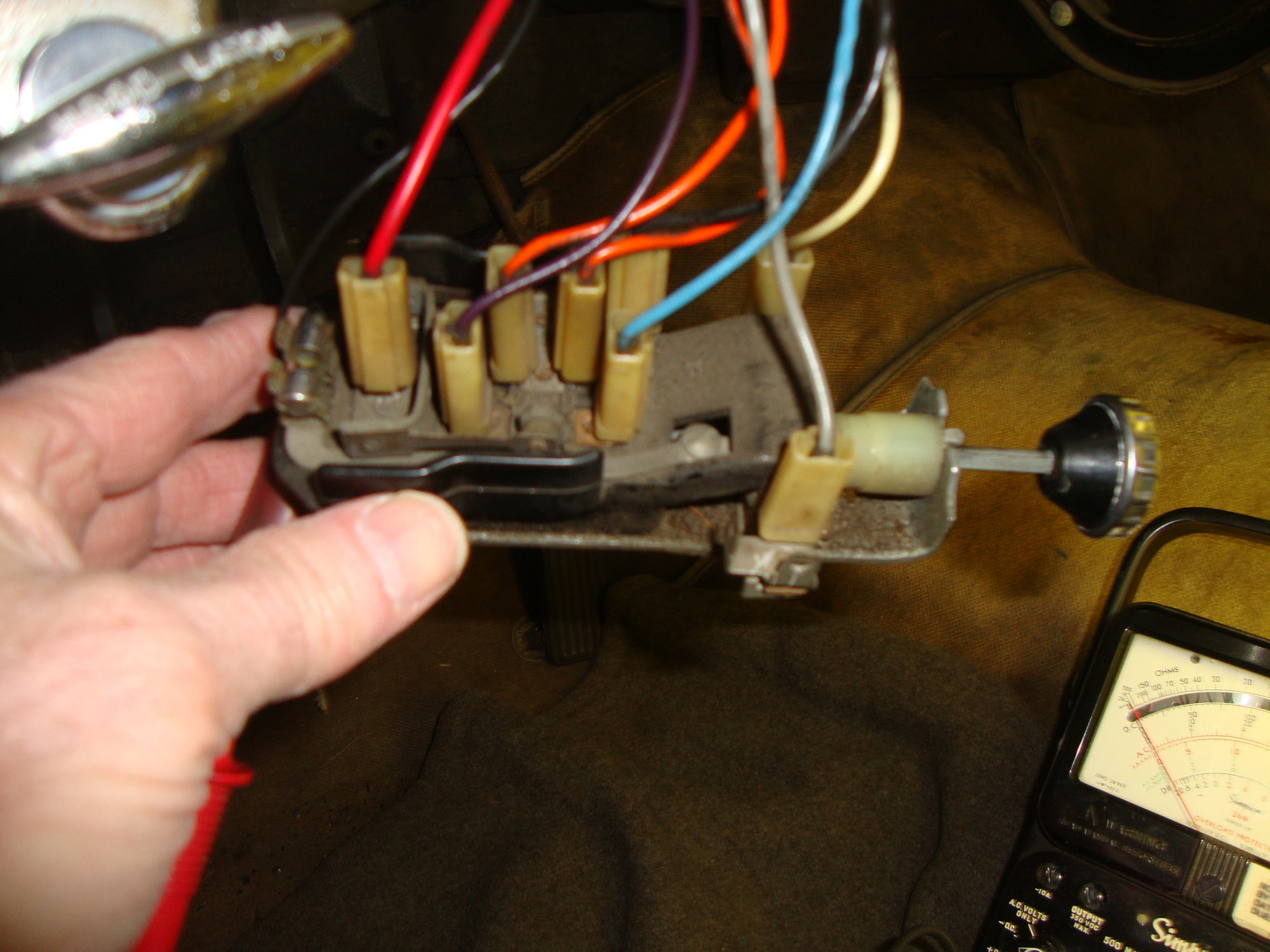 C1 1957 headlight switch wiring picture - CorvetteForum - Chevrolet