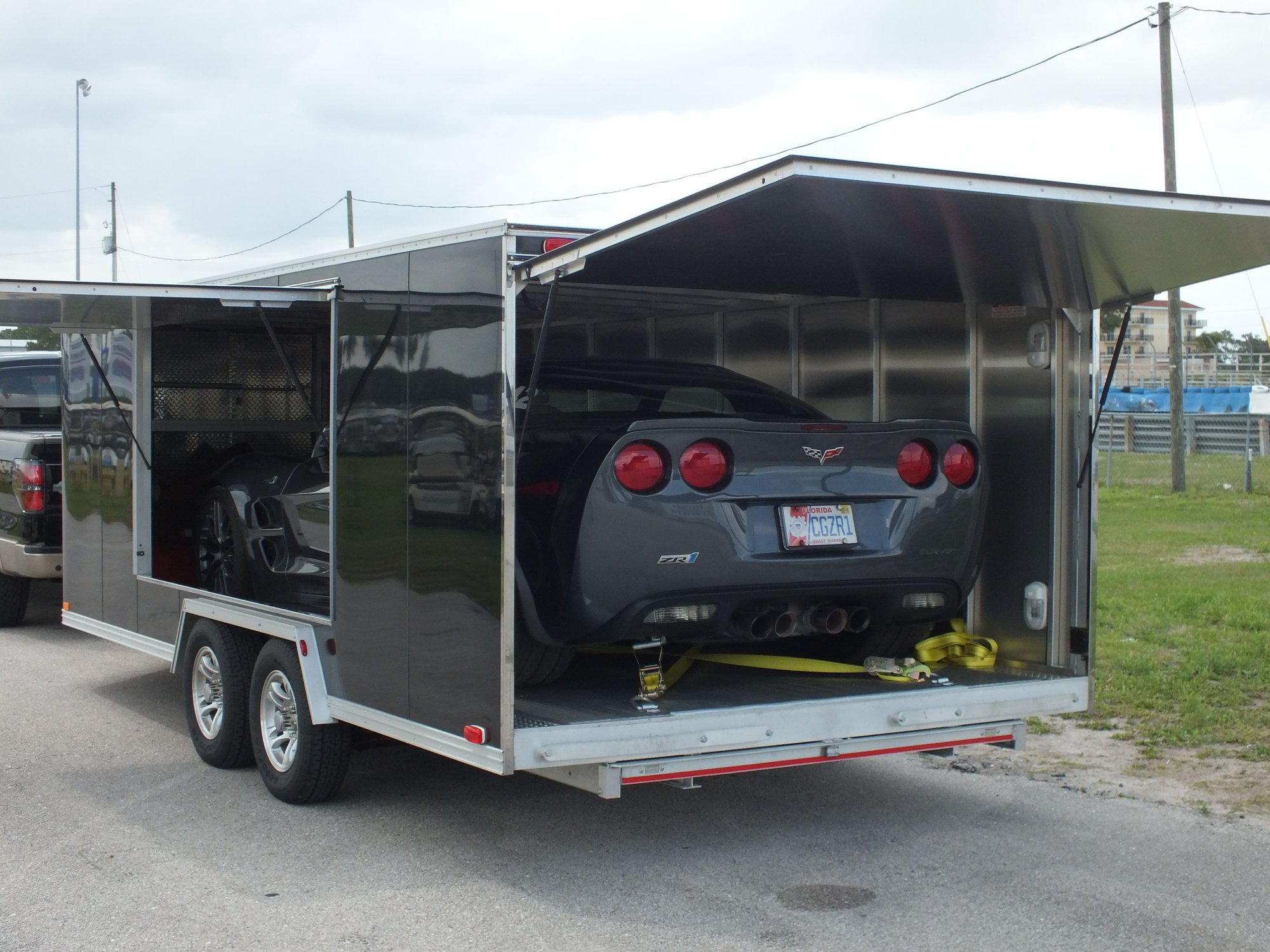 Loading C7 in enclosed trailer CorvetteForum Chevrolet Corvette