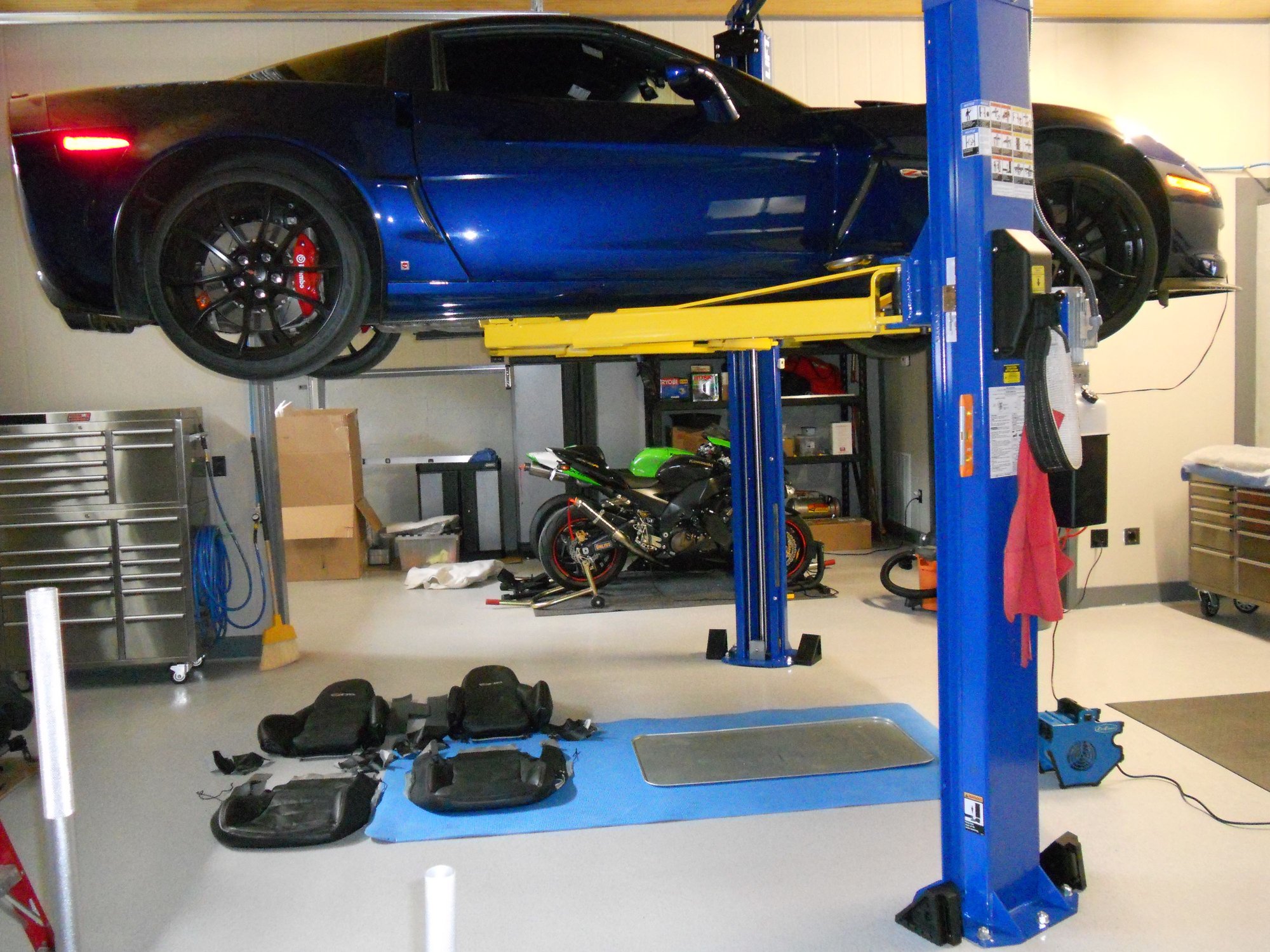 2 post lift CorvetteForum Chevrolet Corvette Forum Discussion