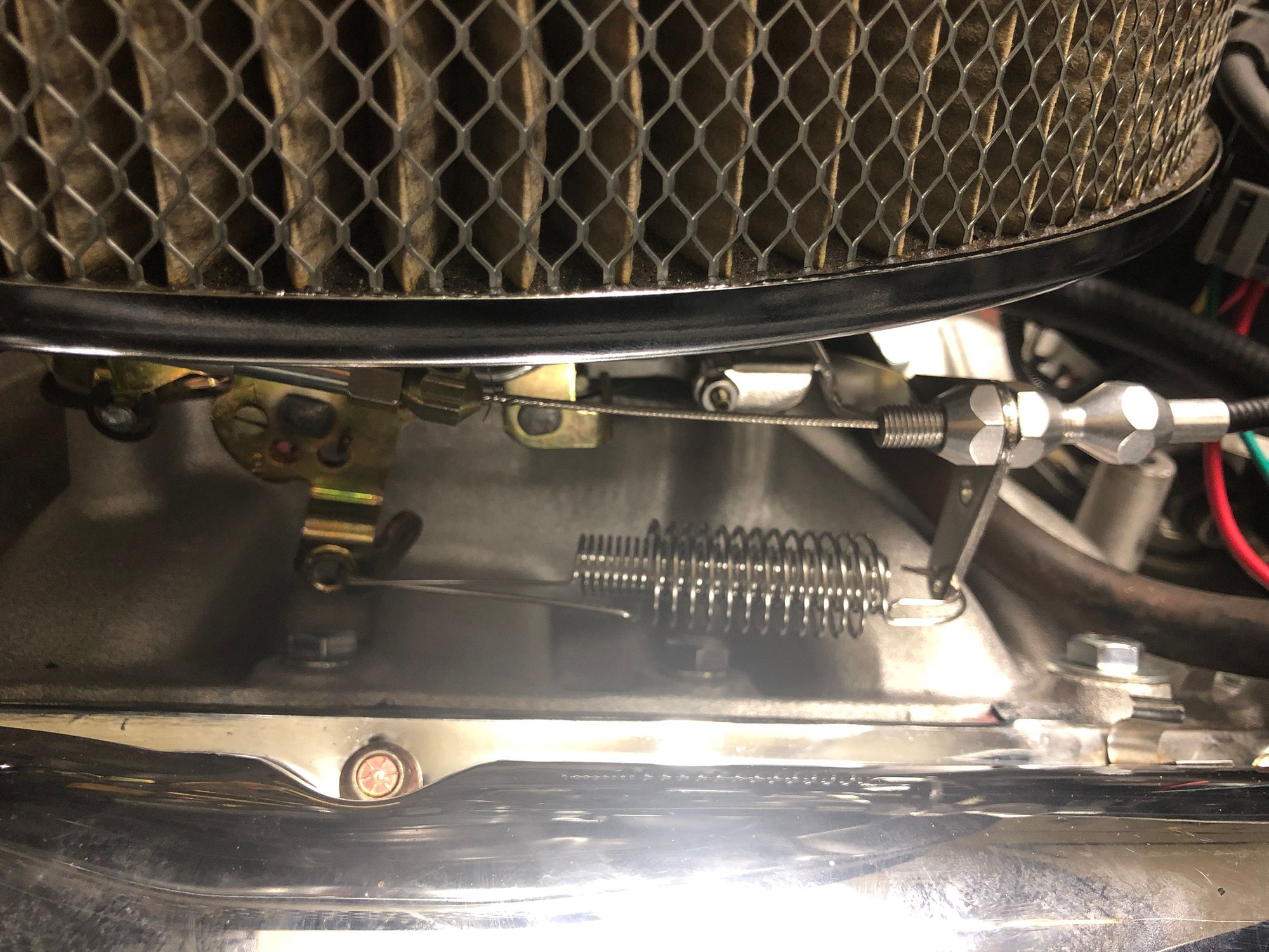 Throttle return spring setup for Holley 4150 CorvetteForum Chevrolet Corvette Forum Discussion