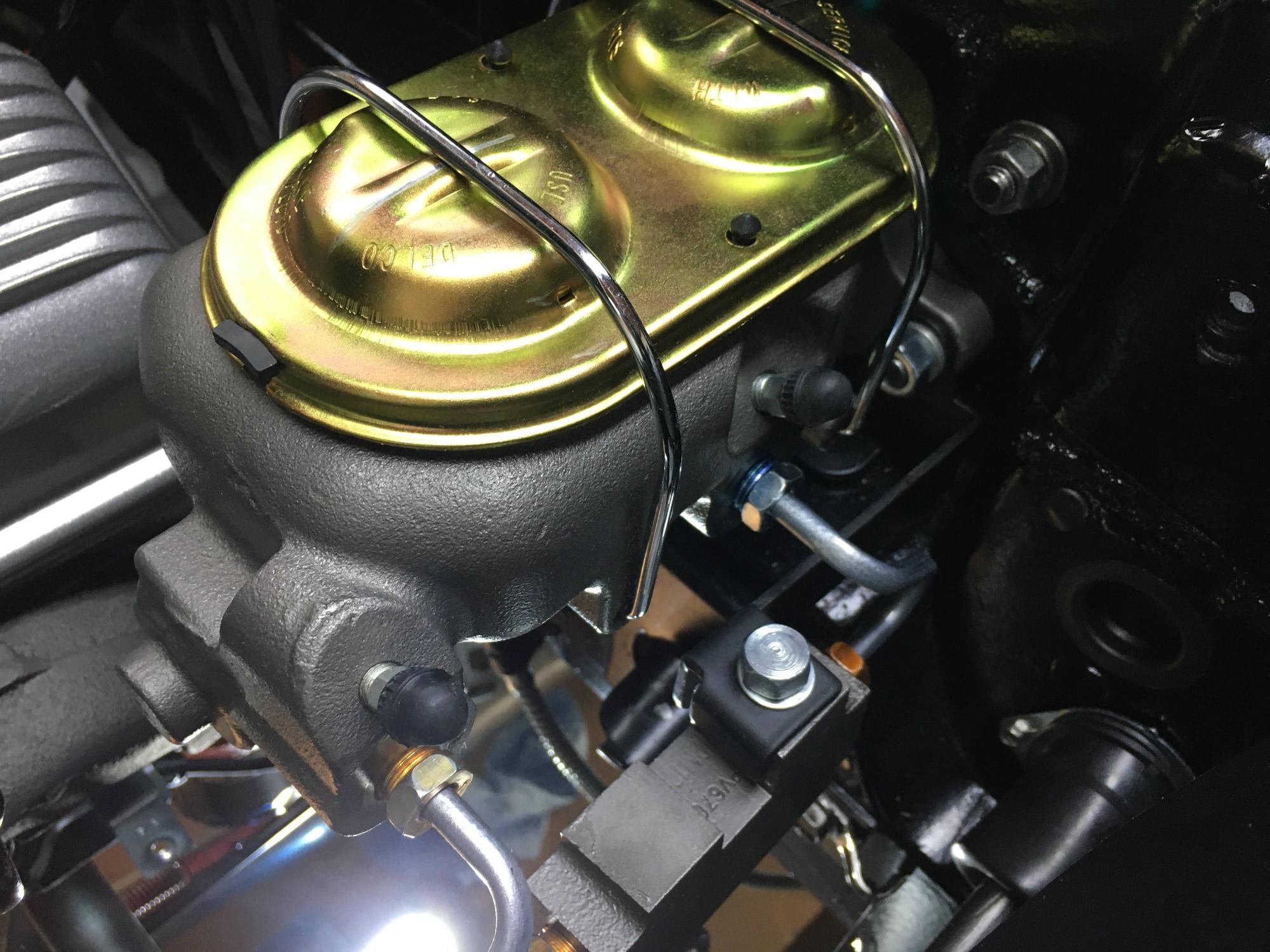 C2 How hard to you tighten the brake line fittings to the master