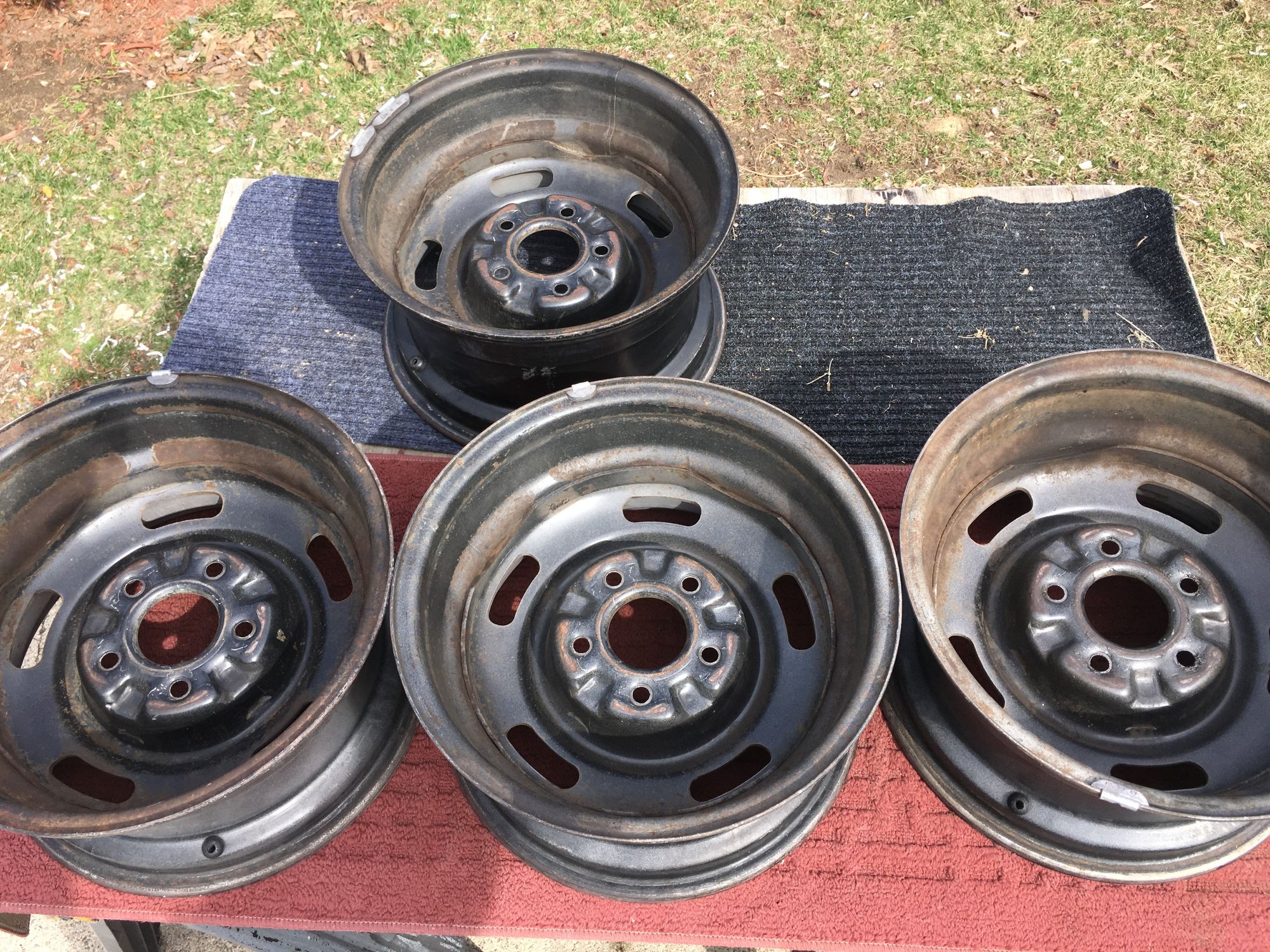 FS (For Sale) Original KelseyHayes Rally Wheels AZ Code 15x8