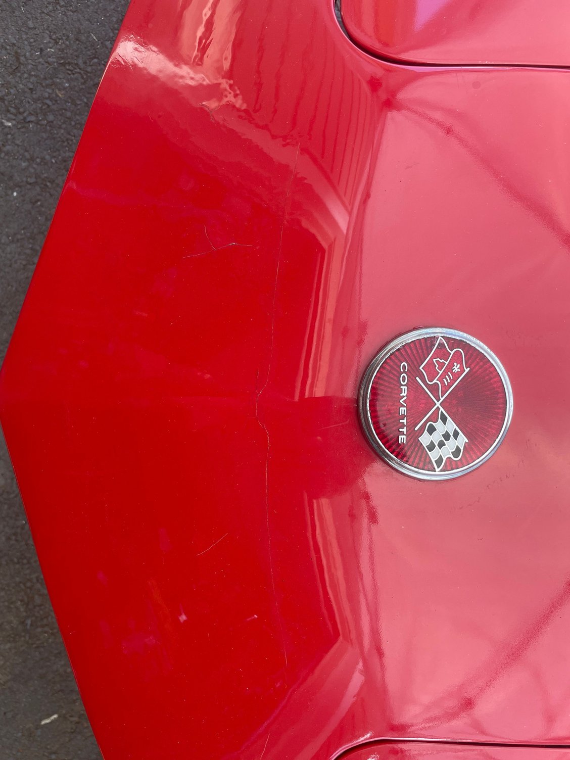 Precious owner fiberglassed the front bumper to the body - it�s starting to crack