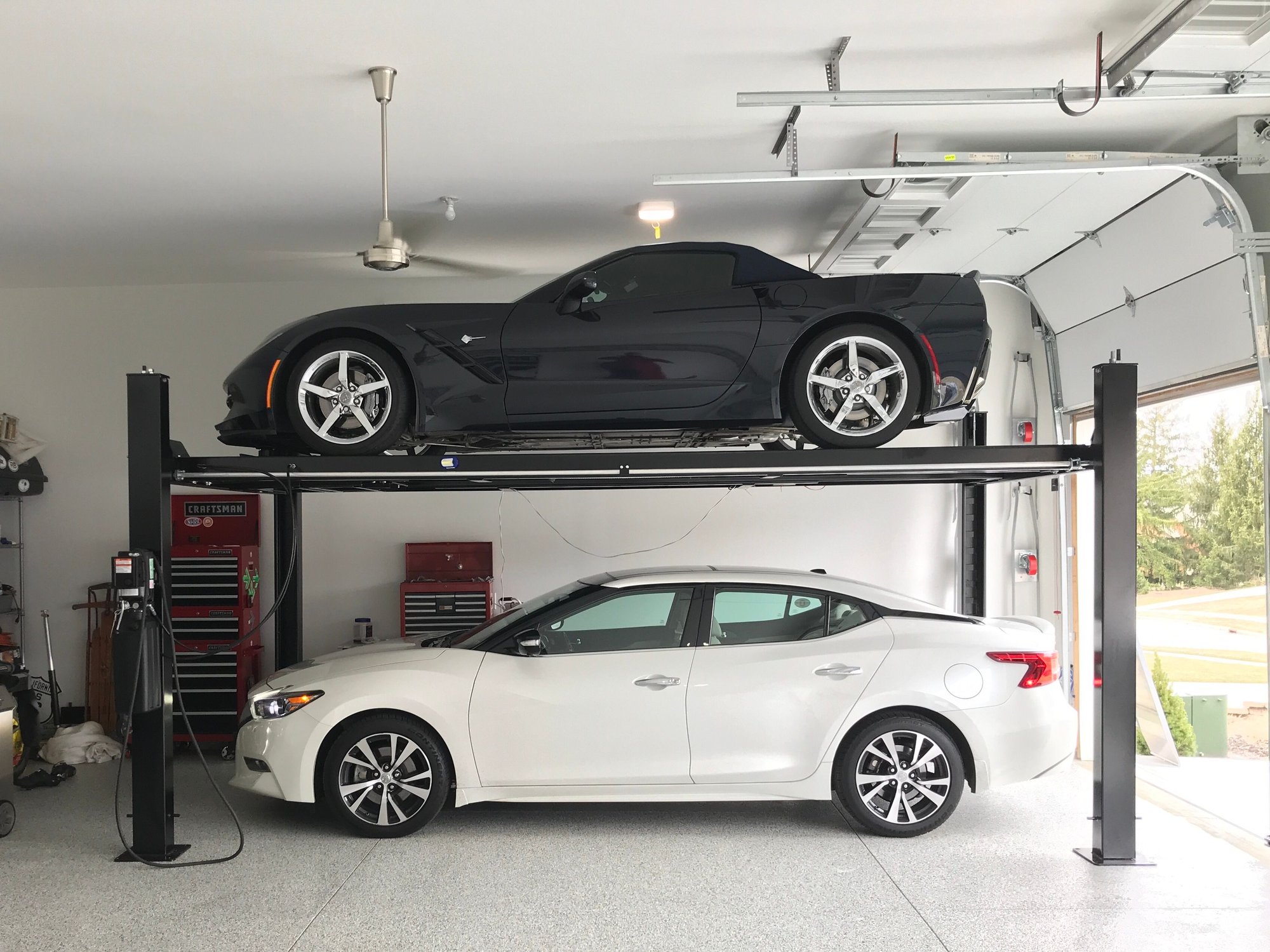 Car lift CorvetteForum Chevrolet Corvette Forum Discussion