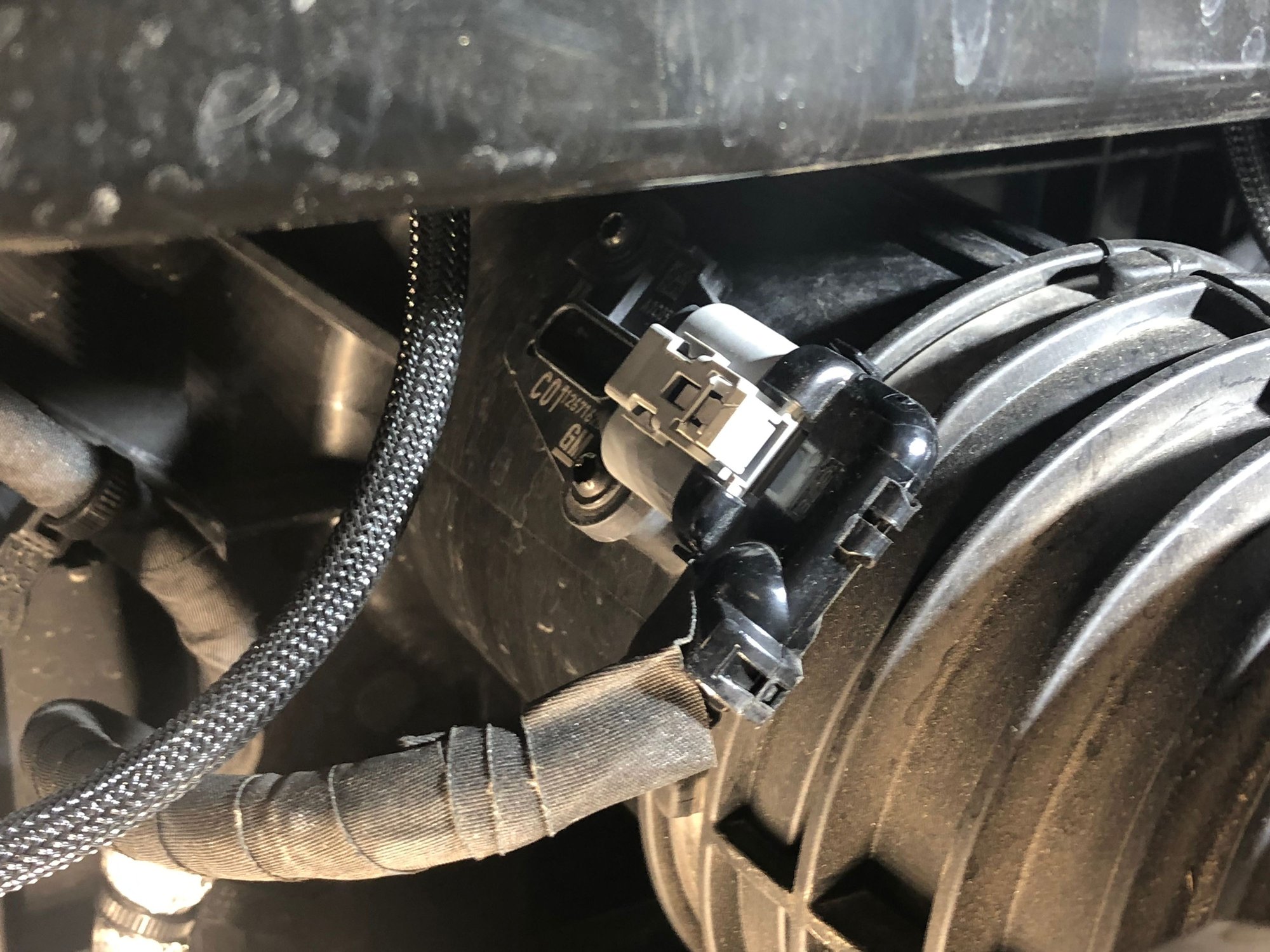 Mass airflow sensor connector CorvetteForum Chevrolet Corvette