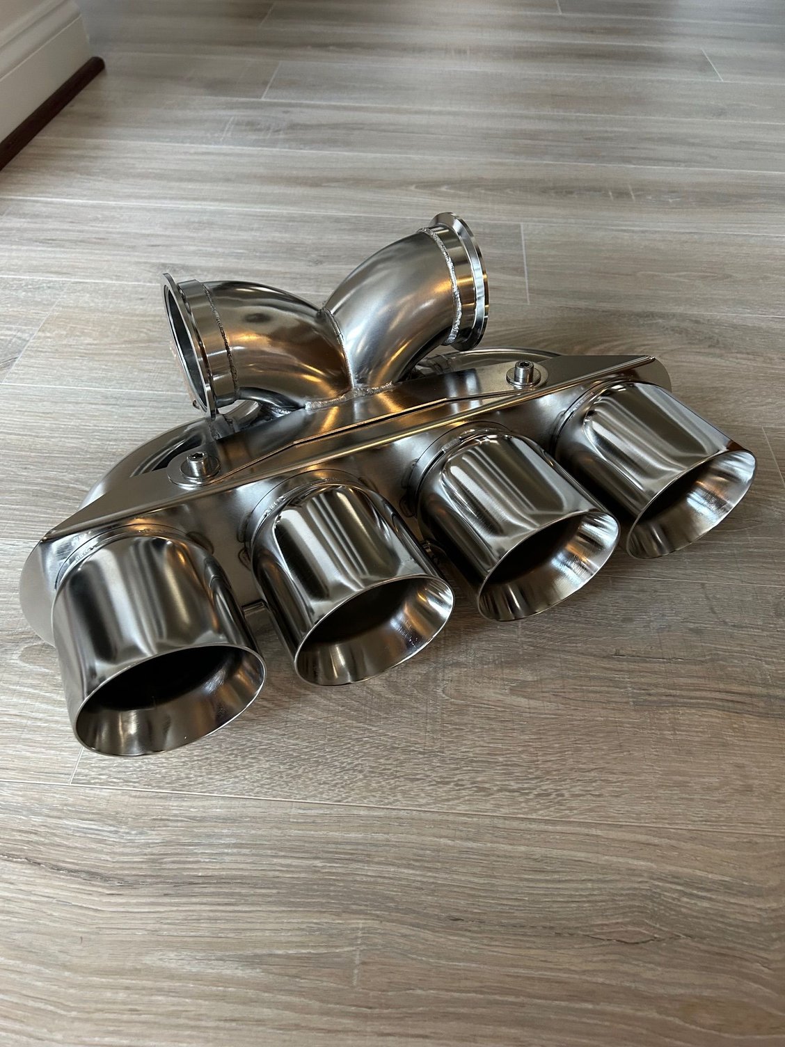 Original set of polished tip rack BEFORE  I swapped them for  Black with polished.