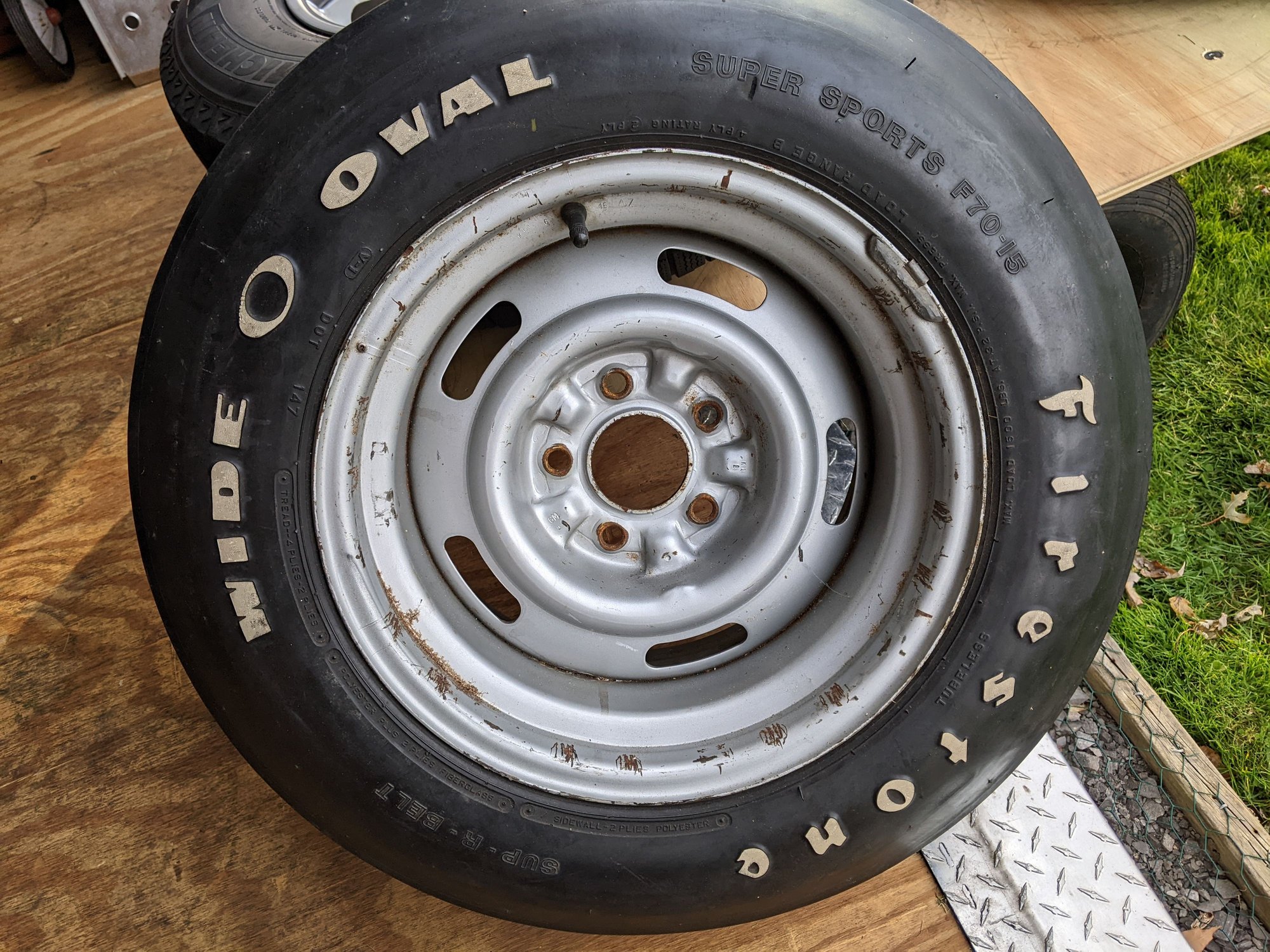 FS (For Sale) AZ code Rally wheel & Firestone Wide Oval CorvetteForum