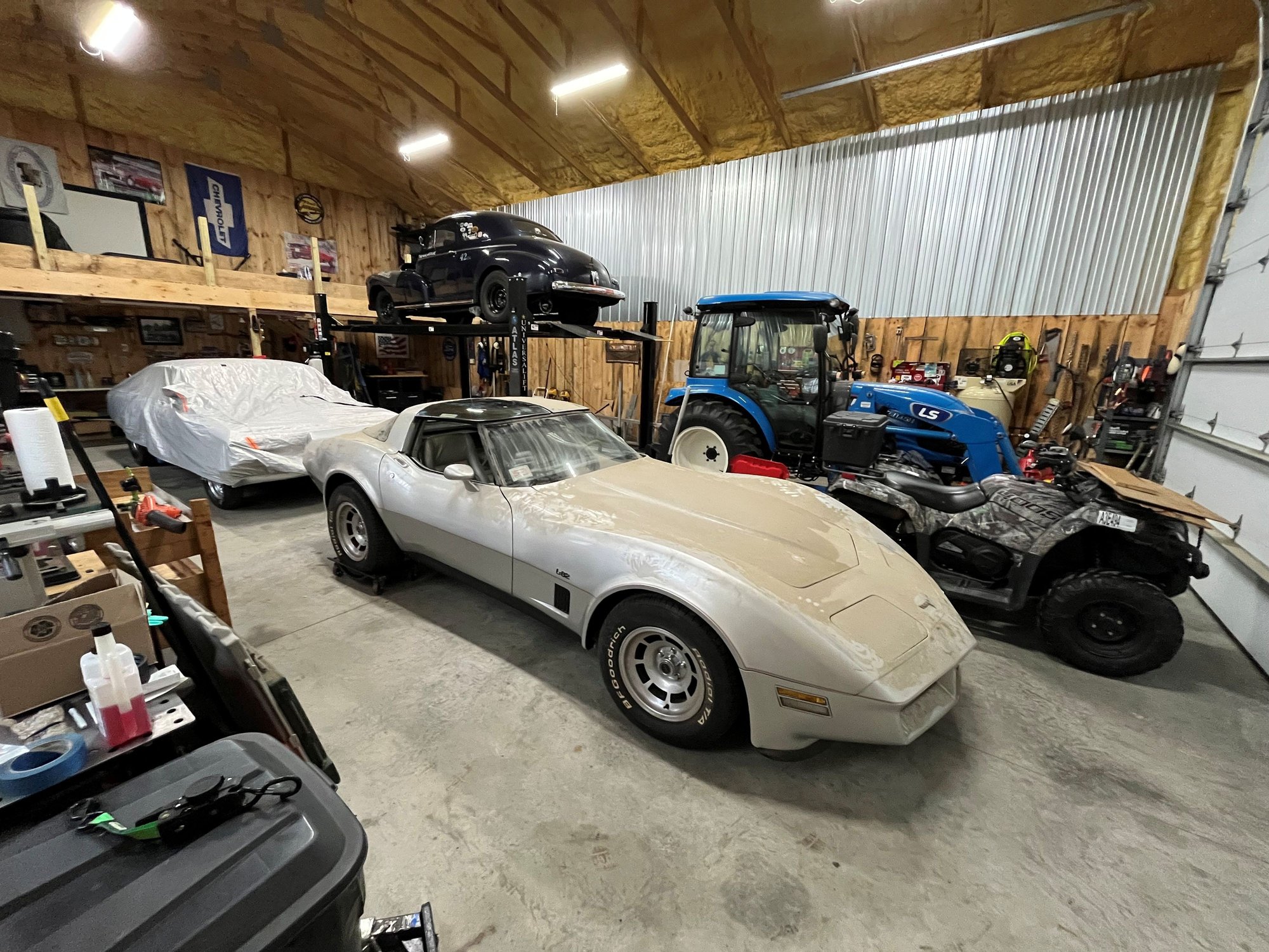 After it was pulled out of the storage unit.