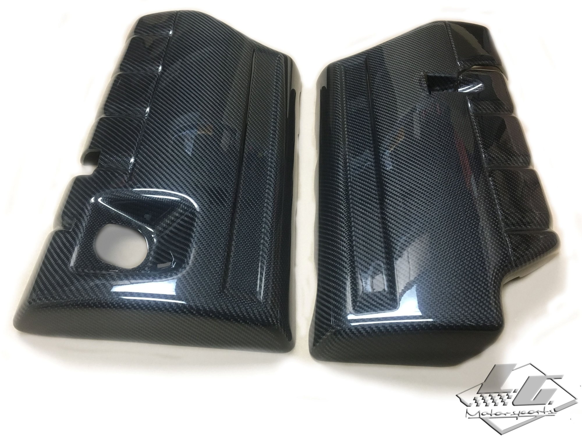 LG Motorsports LS3 Corvette REAL Carbon Fiber Fuel Rail Covers