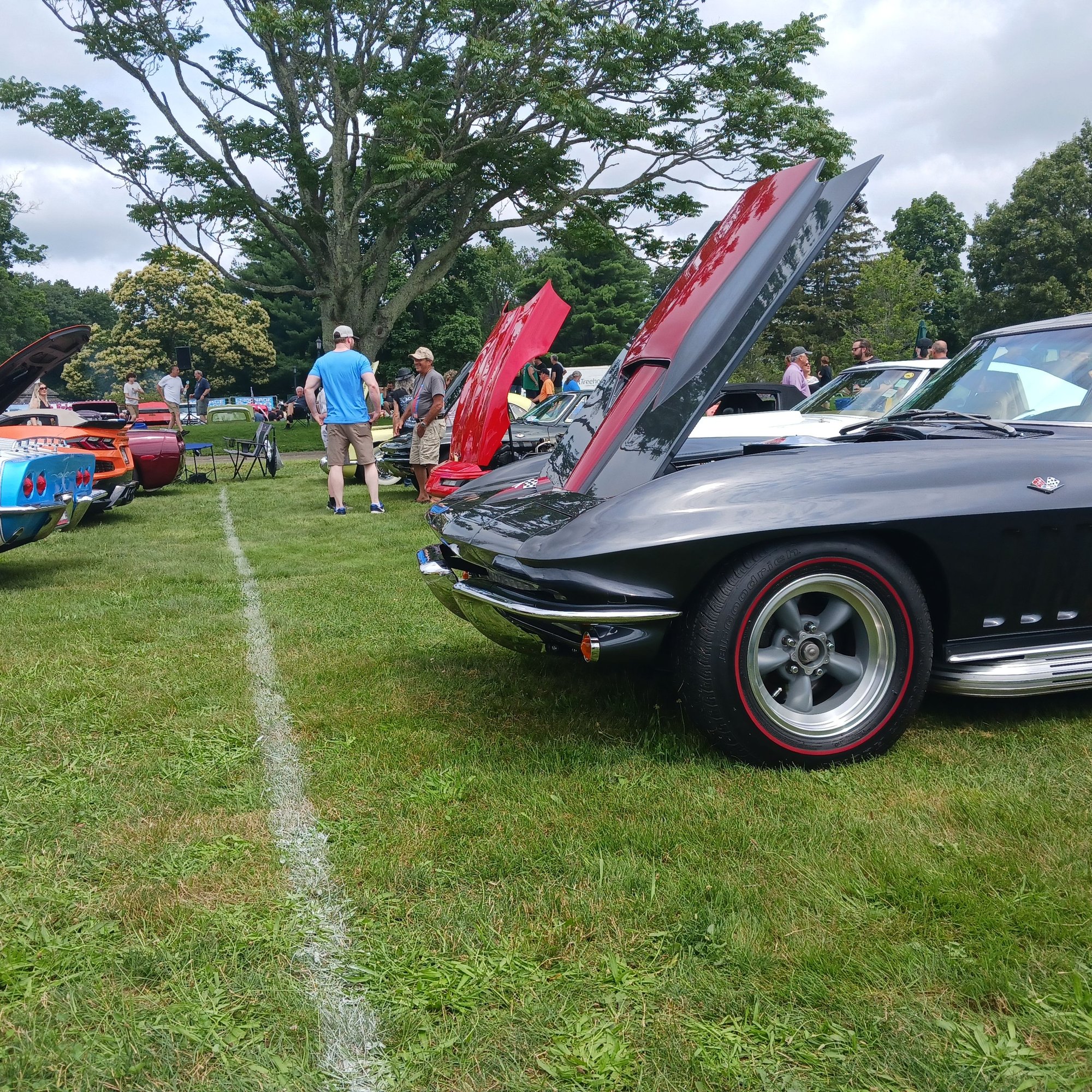 Endicott car show, 50th anniversary CorvetteForum Chevrolet
