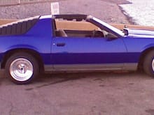 All My work. Paint, and even put t-tops in a plain 87 sport coupe.... got the color from a Corvette :)