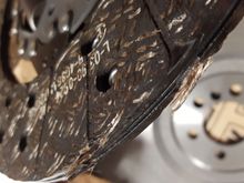 Damaged Friction Disk
