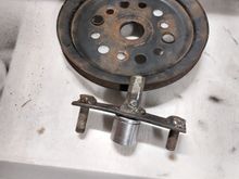I tack welded the bolts to the bar, but you can use nuts and eliminate the welding.