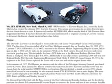 1953 #003 Corvette Chassis Found