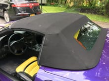 Top before detailing with chemical guys convertible conditioning