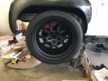 Can’t wait to see this at ride height. It is hanging by the coiliver which doesn’t allow it drop to the point that the ujoints bind.  Nice feature!