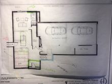 Expanded garage at the lake house!