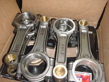 6.385 inch rods 1/4 longer, bushed floating pins for power