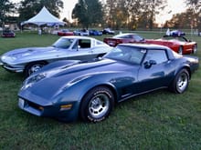1980 and 1965 at Corvette Funfest 2017.