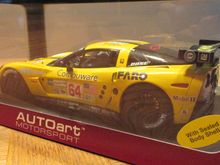 Autoart 1/18 scale C6.R plain body version custom made with 2008 Le Mans livery.