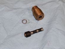 #1 Brass coupling & #2 Tach drive gear