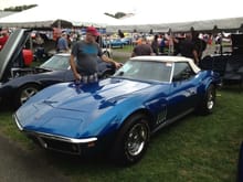 Looks like my first Vette I had when I was 19, but this is Christy Brinkley's old car at Carlisle in 2014.