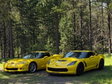 My 2007 and 2015 Z06's on the day I sold the 2007.  I see it in town and still looks great.