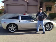Me and my Vette Dec 25, 2012