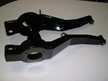 Offset trailing arms