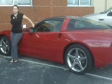2005 Corvette &amp; friend Kenia