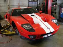 red and white gt receiving 700h.p. upgrade!