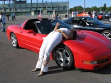 Corvette Italia Cruise In - This girl died a few days later in a terrible crash on the autobahn in Germany...sad.