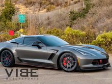 Corvette C7 Z06 on 19x10 20x12 Vorsteiner VFF101